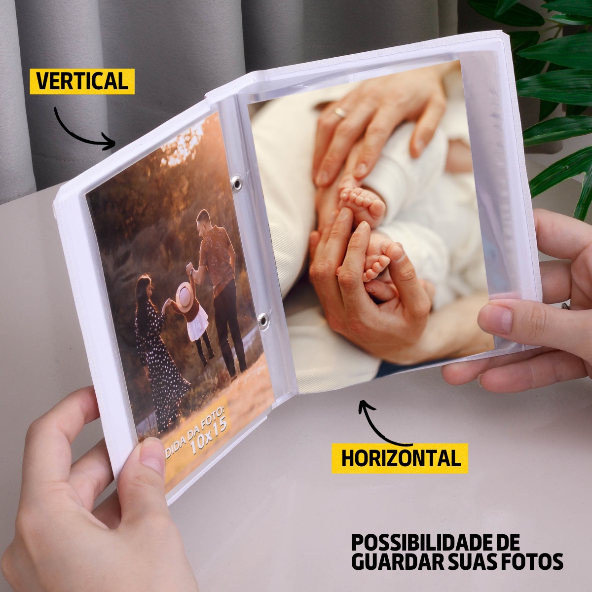 Álbum fotográfico EU TE AMO MÃE 100 fotos 10x15 Memórias Mãe Presente Família Amor - Imagem 7
