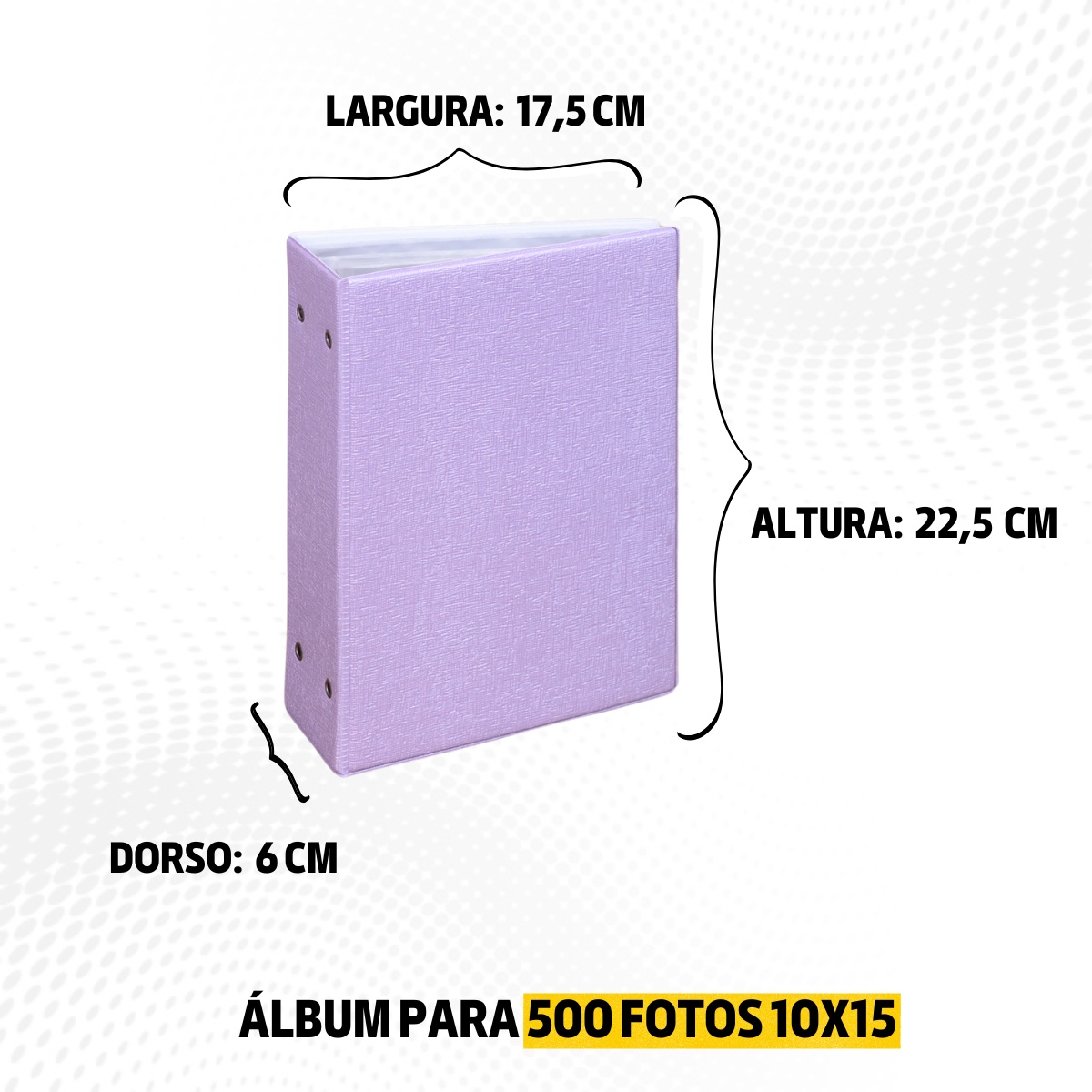 Álbum Fotográfico 500 Fotos 10x15 VEGAS BALE Rosa Bebê Liso Newborn Família Amigos - Imagem 9