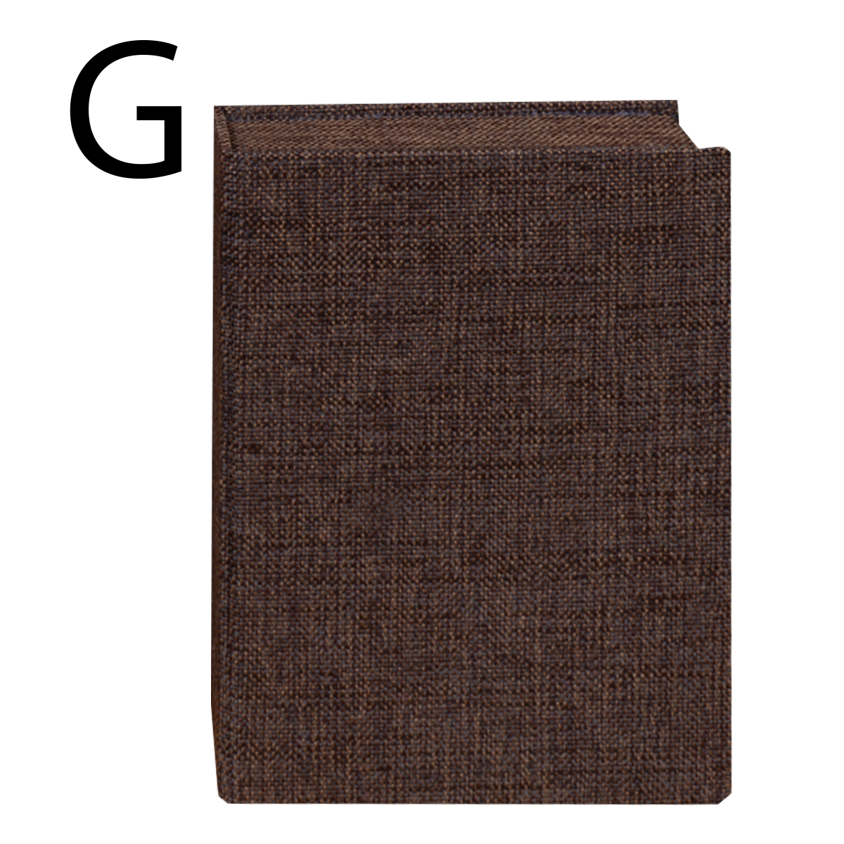 Livro Fake Caixa Decorativa Grande TECIDO JUTA MARROM - G
