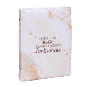 Álbum Fotográfico 60 Fotos 15x21 LEMBRANÇAS BRANCO