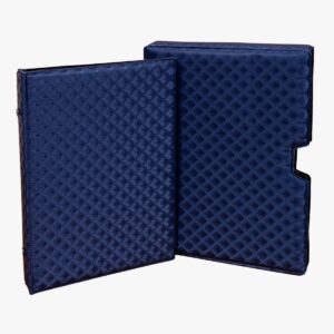 Luva E Álbum Fotográfico 60 Fotos 15x21 BLING AZUL Marinho