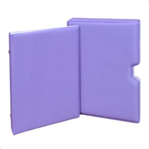 Luva E Álbum Fotográfico 60 Fotos 15x21 IZMIR LILAS Roxo Delicado Infantil Teen