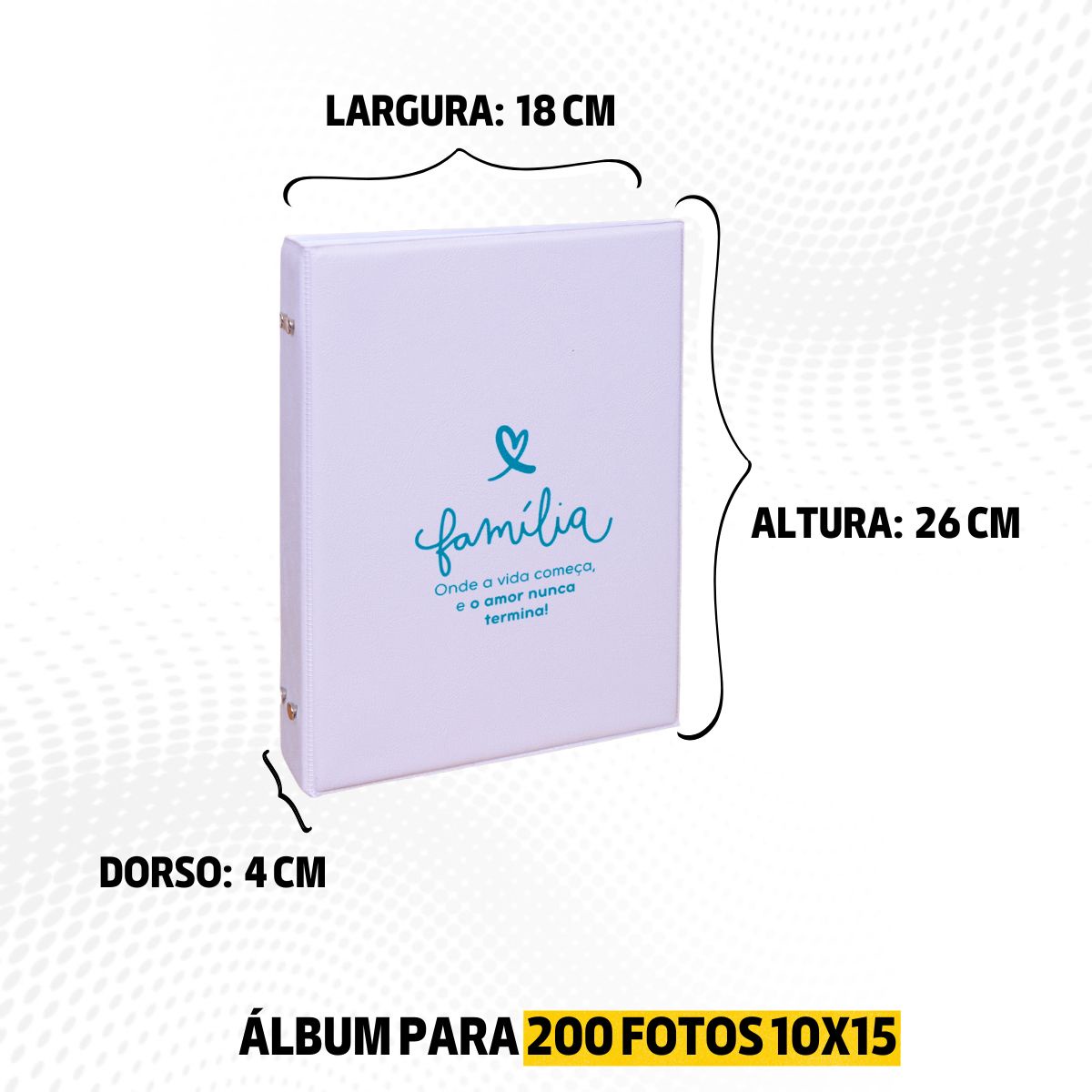 Álbum Fotográfico 200 Fotos 10x15 FAMÍLIA BRANCO Momentos Mãe Pai Filhos - Imagem 9